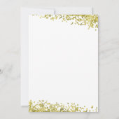 Sequin Glitter Softball Girl birthday invitat Einladung (Rückseite)