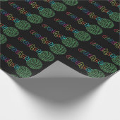 Sequin Glow Crochet Geschenkpapier (Ecke)