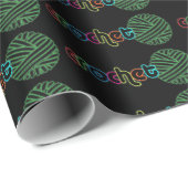 Sequin Glow Crochet Geschenkpapier (Rolleneckpunkt)