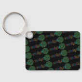 Sequin Glow Crochet Schlüsselanhänger (Rückseite)