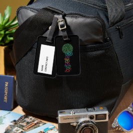 Sequin Glow Knitting Gepäckanhänger