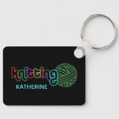 Sequin Glow Knitting Schlüsselanhänger (Vorderseite)
