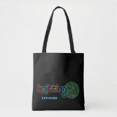 Sequin Glow Knitting Tasche (Vorderseite)