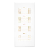 Sequin Lipstick-Logo Makeup Künstlerpreisliste Werbekarte (Hinten)