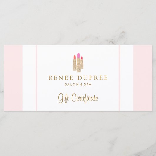 Sequin Lipstick Logo Salon & Wellness-Center Gesch (Vorderseite)