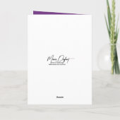 Sequin Mardi Gras Mask Birthday Karte (Rückseite)