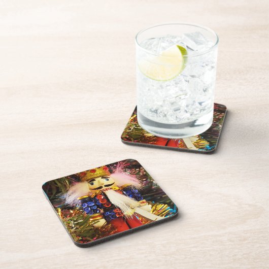 Sequin Nutcracker Soldatenschmuck Getränkeuntersetzer (Rechte Seite)