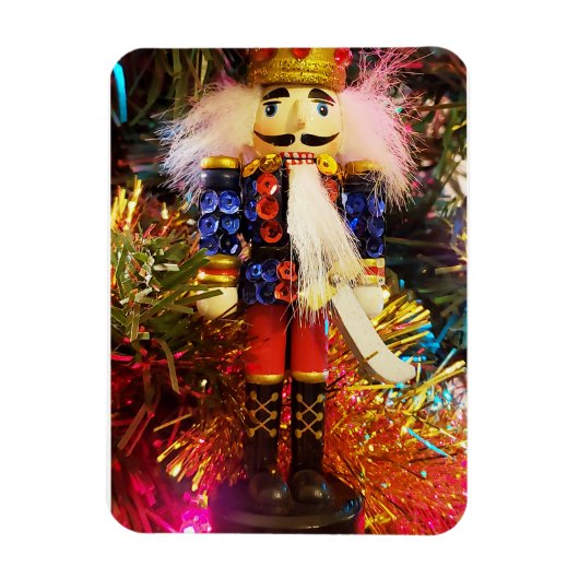 Sequin Nutcracker Soldatenschmuck Magnet (Vertikal)