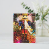 Sequin Nutcracker Soldatenschmuck Postkarte (Stehend Vorderseite)