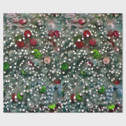 Sequin Slime Wrapping Paper Geschenkpapier (Flach)