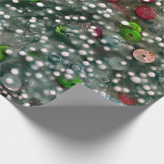 Sequin Slime Wrapping Paper Geschenkpapier (Ecke)