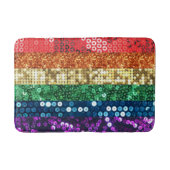 Sequin Stolz Flagge Badezimmer Badewanne Matte (Vorderseite)