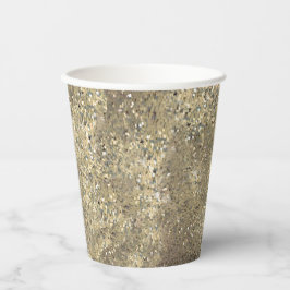 Sequin-thematisches Gold, 70. Geburtstagskuppel Pappbecher