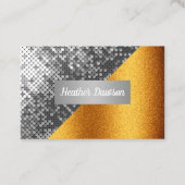 Sequin und Glitzer Visitenkarte (Vorderseite)