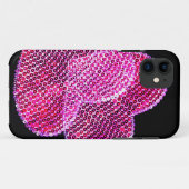 Sequined Herzentwurf iphone 5 Fall Case-Mate iPhone Hülle (Rückseite (Horizontal))