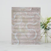 Sequins and Lace Blank Sheet Music 10 Stave (Stehend Vorderseite)