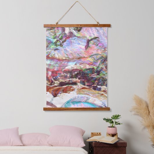 Sequins Haze Wandteppich Mit Holzrahmen (Schlafzimmer)