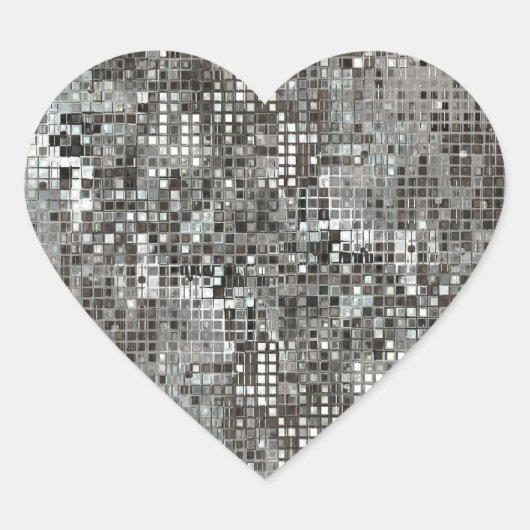 Sequins Heart Sticker (Vorderseite)
