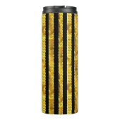 Sequins Muster, Perlen, Rhinestone, 3D Mode. Thermosbecher (Rückseite)