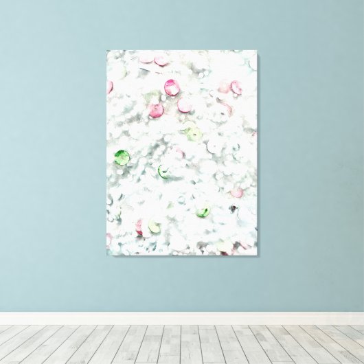 Sequins & Slime Wall Art Photography on Canvas Leinwanddruck (Insitu (Holzboden))