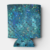 Sequins Sparkle: Makro Abstrakter Hintergrund Dosenkühler (Rückseite)