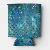 Sequins Sparkle: Makro Abstrakter Hintergrund Dosenkühler (Vorderseite)