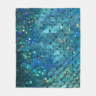 Sequins Sparkle: Makro Abstrakter Hintergrund Fleecedecke
