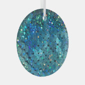 Sequins Sparkle: Makro Abstrakter Hintergrund Ornament Aus Glas (Vorderseite Rechts)