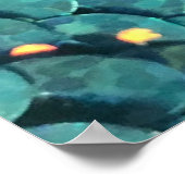 Sequins Sparkle: Makro Abstrakter Hintergrund Poster (Ecke)