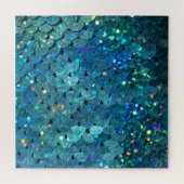 Sequins Sparkle: Makro Abstrakter Hintergrund Puzzle (Horizontal)