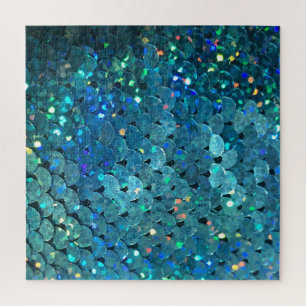 Sequins Sparkle: Makro Abstrakter Hintergrund Puzzle