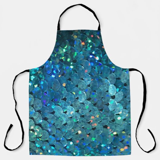 Sequins Sparkle: Makro Abstrakter Hintergrund Schürze (Vorderseite)