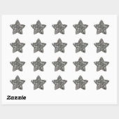 Sequins Star Sticker (Blatt)