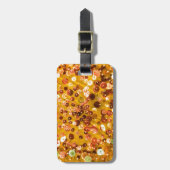 Sequins und Buttone Gepäckanhänger (Vorderseite vertikal)