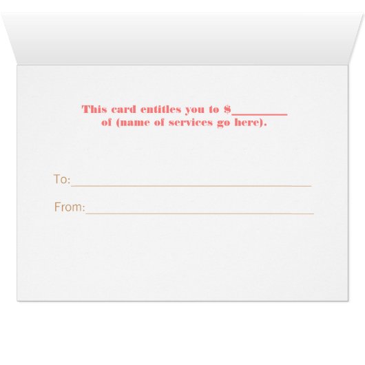 Sequins und Leinengeschenkkarte (nicht echte Sequi (Innenansicht Horizontal (Unten))