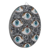 Sequinsaugen Dartscheibe (Vorderseite Links)