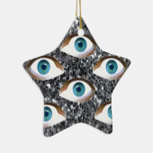 Sequinsaugen Keramik Ornament (Rechts)