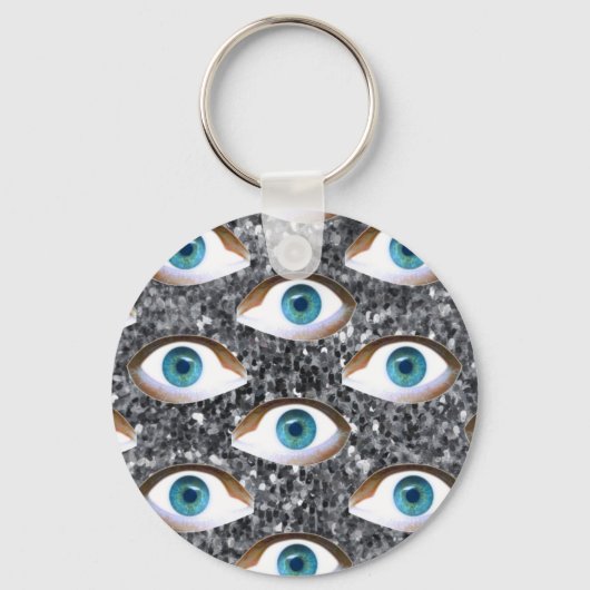 Sequinsaugen Schlüsselanhänger (Vorderseite)