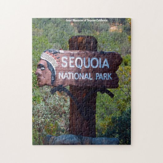 Sequioa Kalifornien. Puzzle (Vertikal)