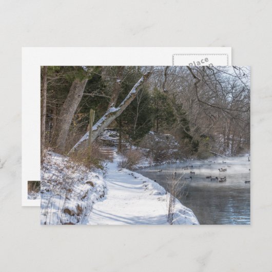 Sequiota Winter Walk Postkarte (Vorne/Hinten)