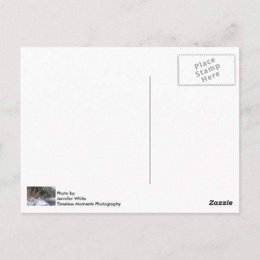 Sequiota Winter Walk Postkarte (Rückseite)