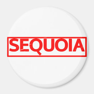 Sequoia-Briefmarke Magnet