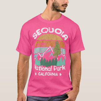 Sequoia California Us Nationalpark Camping Wandern T-Shirt
