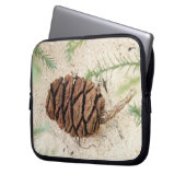 Sequoia Cone Notebook-Sieb Laptopschutzhülle (Vorderseite Links)