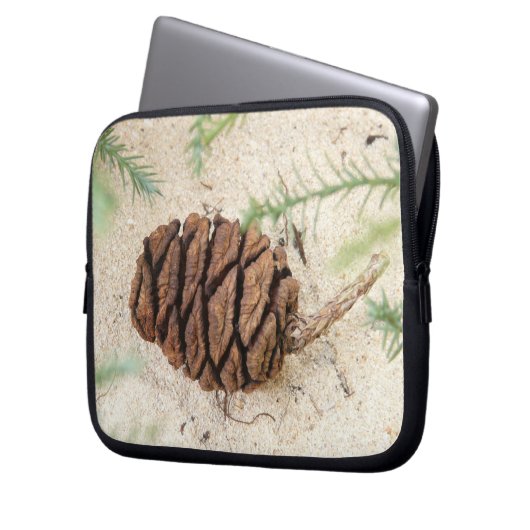 Sequoia Cone Notebook-Sieb Laptopschutzhülle (Vorderseite Links)