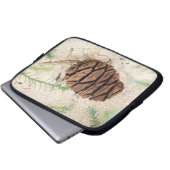 Sequoia Cone Notebook-Sieb Laptopschutzhülle (Vorne Knopf)