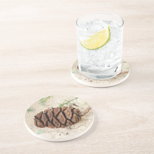 Sequoia Cone Untersetzer (Seite)