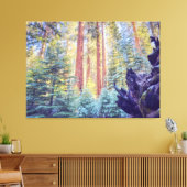 Sequoia Forest Leinwanddruck (Insitu (Wohnzimmer))