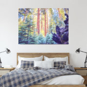 Sequoia Forest Leinwanddruck (Insitu (Schlafzimmer))