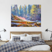 Sequoia Forest Leinwanddruck (Insitu (Schlafzimmer))